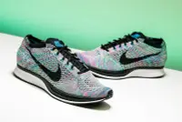 在飛比找Yahoo!奇摩拍賣優惠-Nike flyknit racer multicolor 