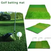 Outdoor Indoor Training Golf Mat 3-in-1 Practice Mat Hitting Mat Driving Pad AU