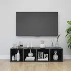 Freestanding TV Unit High Gloss Television Display Cabinet Storage Rack 4 Pcs