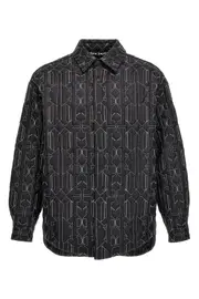 PALM ANGELS All Monogram Quilted Dover Jacket
