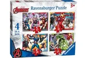 4pc Ravensburger Marvel Avengers Jigsaw Puzzle Game 19x14cm Kids Children 3y+
