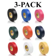 Howies Hockey Colored Shin Pad Tape 3-Pack 1" x 30yd - Choose Color