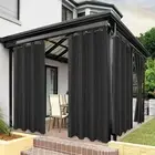 Bonzer Outdoor Waterproof Curtains for Patio Privacy Grommet Sunlight Blockin...
