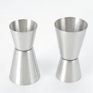 不銹鋼雙頭盎司杯調酒測量杯標準調酒量杯酒吧調酒奶茶調制測量器