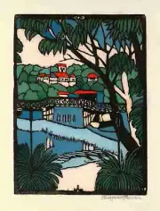 Margaret Preston : Mosman Bridge : Premium Fine Art Print -Frame Me