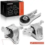 3x Engine Motor Mount & Trans.Mount for Chrysler 200 15-17 Jeep Cherokee Auto (for: Jeep)