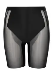 Spanx Shaping Satin Mid-thigh Shorts - Black XL (UK16 / XL)