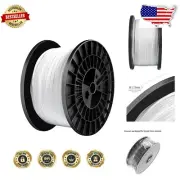 High Precision 1.75mm PLA Filament - 5kg White Spool for 3D Printing Needs