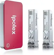 ipolex 1.25G SFP Transceiver, 1000Base-SX Module, Gigabit Multii Mode Transceiver, 850 nm LC MMF, up to 550m, for Cisco GLC-SX-MMD, Ubiquiti UniFi UF-MM-1G, Netgear, Mikrotik, Qnap and More, 2 Pack