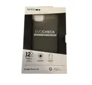 For Google Pixel 4 XL Tech21 Evo Check Series Gel Case - Smokey Black