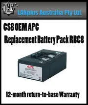 CSB OEM APC Replacement Battery Pack RBC8 smart ups 1400 SU1400RM SU1400RMINET