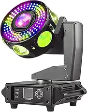 DJ Moving Head Light, 120W New RGBW LED Disco Lights with DMX512, 540°X - 320°Y - Z Rotation Strobe Effects, Stage Spotlight Lights for Parties Stage Club Event Bar DJ Disco