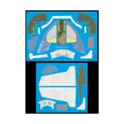 Greenstrawbe Modelling Acces Jango Fett's Slave I - Water Decals (1/144 S New