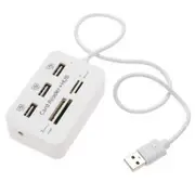 CY 3-port HUB USB 2.0 with Card Reader Adapter