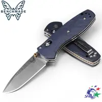 在飛比找蝦皮商城優惠-Benchmade MINI BARRAGE® 藍色紙電木柄