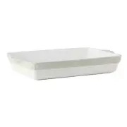 Tuxton China Inc 6.25 qt Porcelain White w/ White Truffle Band Casserole-2 EA