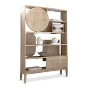 Eden Indoor Mango Wood Bookshelf - Living Room