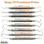 Periodontal Diagnostic Color Coded Probe Gum Depth Measuring Explorer Probes