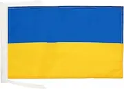 Ukraine Flag 18'' x 12'' Cords - Ukrainian Small Flags 30 x 45cm - Banner 18x12 in - AZ FLAG