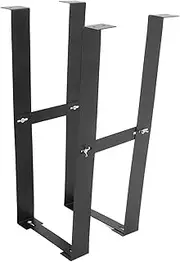 1Set Computer Case Carrier Under Desk Mount Adjustable Carbon Bracket for Maximum Strength Supports Up to Space Saving Design for Home Office Setup