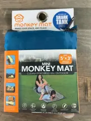 Monkey Mat Portable Indoor/Outdoor Mat Beach Picnic Nylon 5'x 3' NEW