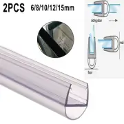 Prevent Leaks with Replacement Shower Door Seal 50cm Length D Type Shape