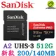 SanDisk Extreme Pro MicroSDXC 512G 512GB A2 U3 TF 200M 高速記憶卡