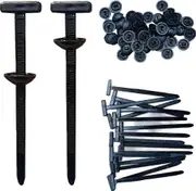 Nylon Universal Cable Tie Buckle,Heavy Duty Self-Locking Nylon Zip Ties Holder 20pcs
