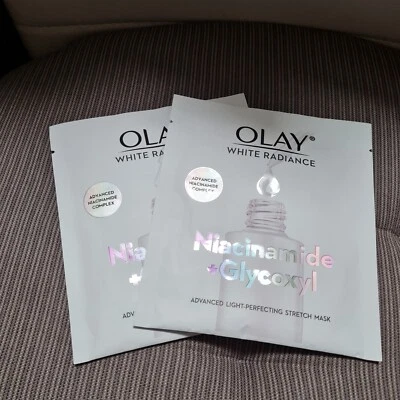 OLAY White Radiance Light-Perfecting Stretch Mask Advanced Niacinamide 1pc