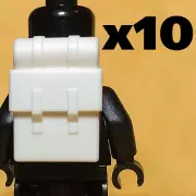 NEW LEGO - Body Wear - Backpack White x 10 - Star Wars Hoth Rebel 8083