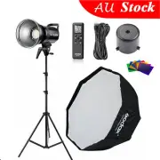 Godox SL-60W 5600K Studio LED Video Continuous Light + Stand + 80cm Softbox