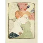 Toulouse-Lautrec Mademoiselle Marcelle Wall Art Canvas Print 18X24 In