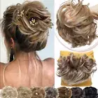 THICK Natural Messy Bun Hair Piece Scrunchie Updo Rubber Band Chignon Extensions