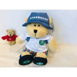 星巴克 Starbucks 25周年紀念 台灣男熊寶寶 絨毛娃娃【Sunny Buy】