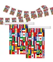 Outus 30 Pcs International Flag Decorations, World Country Flags International