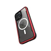 Raptic Shield Magsafe Case For Apple Iphone 15 Pro - Red