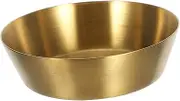 TEMPNAP Elegant Vintage Metal Ramekins Small Bowls for Kimchi Condiments Snacks Stainless Steel Korean Bowl