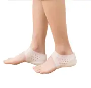 2pairs 4/5/6cm Concealed Footbed Enhancers Invisible Height Increase Insoles Pad-white
