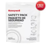 Howard Leight Honeywell Multi-Item Safety Pack 3 Masks 3 Pairs of Gloves 5 Wipes