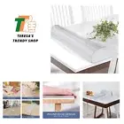 42 x 78 Inch Clear Table Cover Protector,1.5mm Thick Clear Table Protector, R...