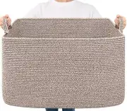 Goodpick Blanket Basket Woven Baskets for Storage Extra Large Storage Basket ...