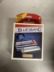 HOHNER - 1501BX - Blues Band Harmonica, Key of C - Chrome