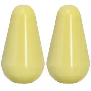NEW (2) Switch Knobs (METRIC size) For Lever switches Strat Guitar Style VINTAGE