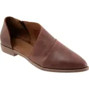 Bueno Blake Half D'Orsay Pointed Toe Flat in Rust at Nordstrom, Size 10Us
