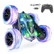 Remote Control Car - Double Side 360 Flips RC Stunt Cars with 10 Lights,