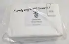 Cariloha Percale Bamboo SPLIT King 4 Piece White Sheet Set NWT