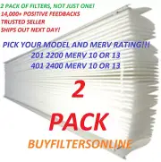 2 APRILAIRE SPACEGARD REPL FILTERS 201 2200 OR 401 2400 MERV 10 OR 13 YOU PICK
