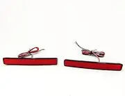 Rear Bumper Reflector Light Tail Brake Stop Signal Lamp for VW T5 for Transporter for Caravelle for M&ultivan 2003-2011 (Color : 1)
