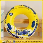 Thickened Swim Ring Float with Handle Pool Floats for Kids Adults (90# Yellow) .