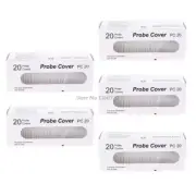 100Pcs Ear Thermometer Probe Covers Refill Cap Lens Filters for Braun Thermoscan